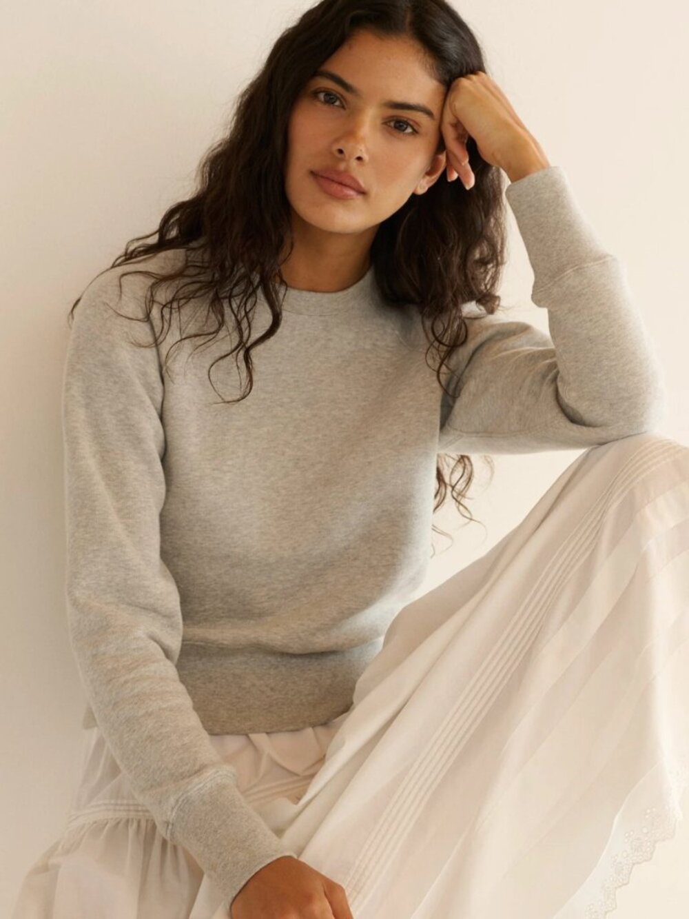 Doen Velma Sweatshirt Heather Gray S